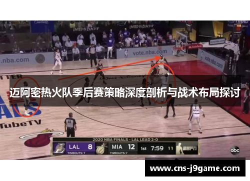 迈阿密热火队季后赛策略深度剖析与战术布局探讨 迈阿密热火队季后赛策略深度剖析与战术布局探讨